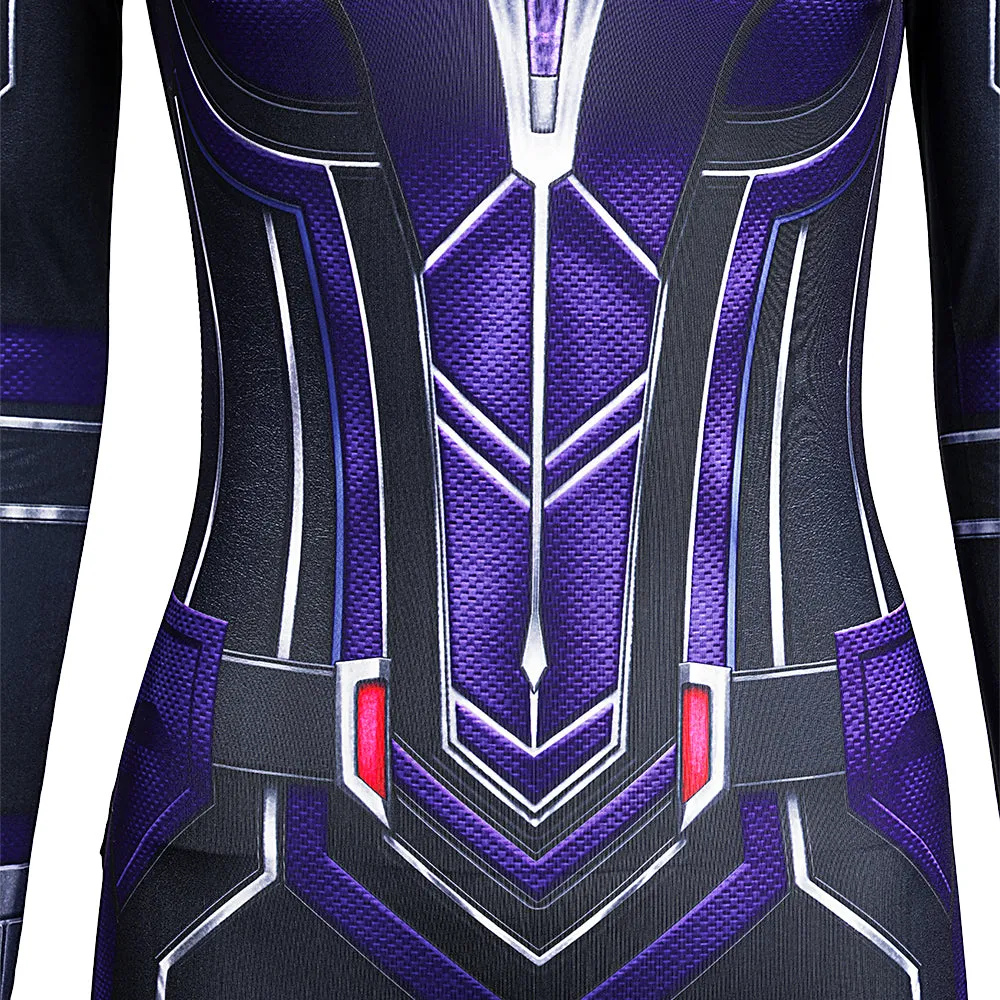 Cassie Lang Cosplay Costume Ant Man and the Wasp Quantumania Purple Jumpsuit