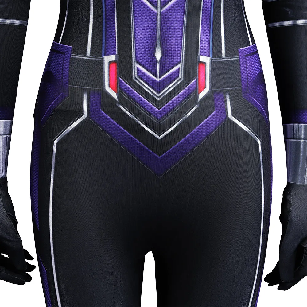 Cassie Lang Cosplay Costume Ant Man and the Wasp Quantumania Purple Jumpsuit