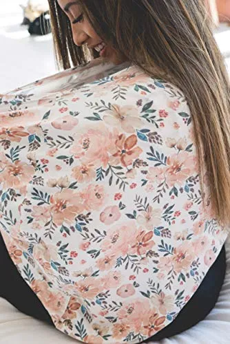 Copper Pearl Baby Car Seat Cover Canopy and Nursing Cover Multi-Use Stretchy 5-In-1 Gift "Autumn"