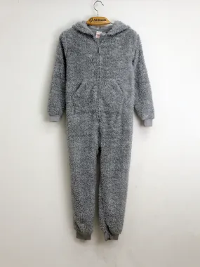 Kids Boy Plie Fleece Jumpsuit,Grey