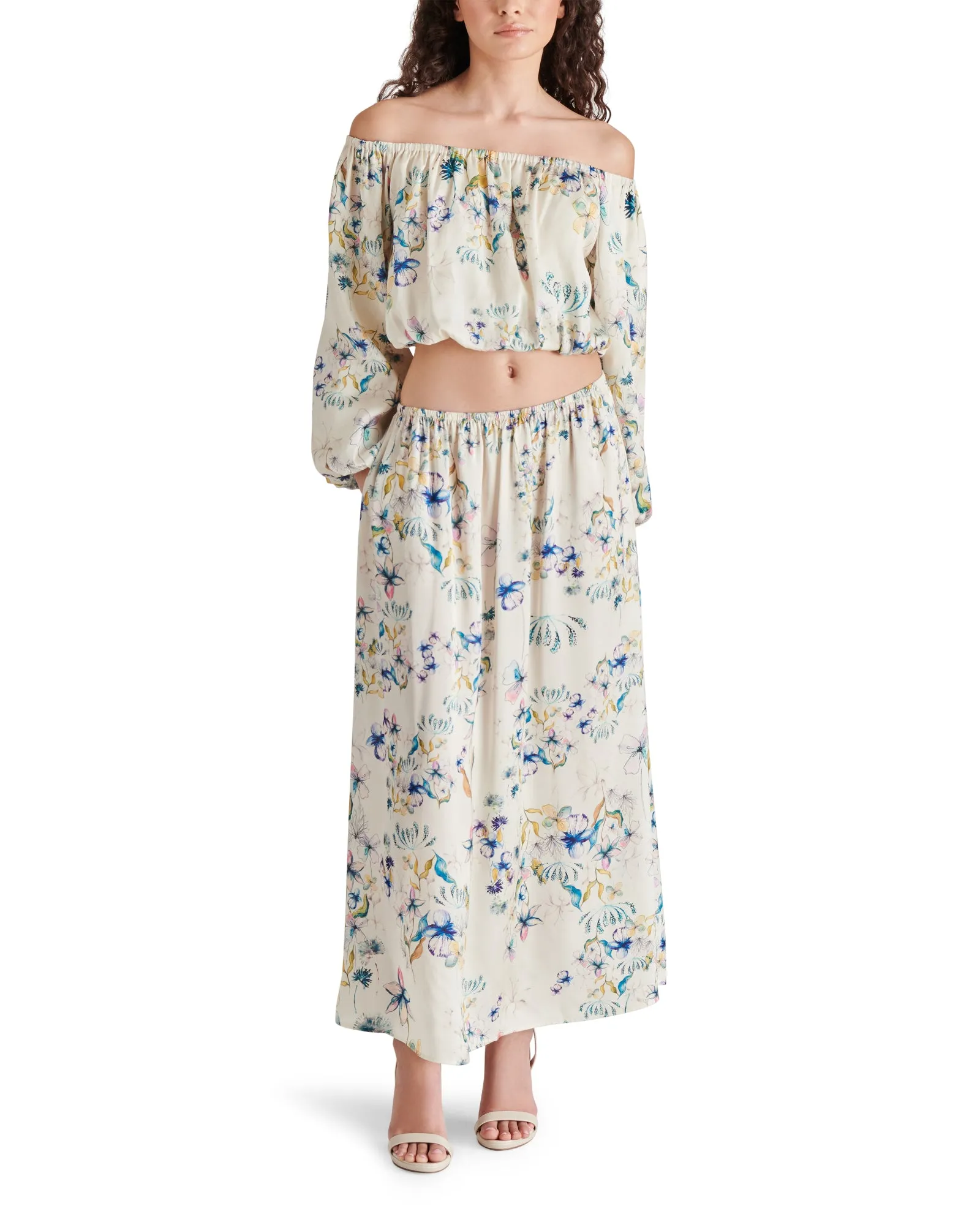 NOEMI SKIRT NATURAL MULTI