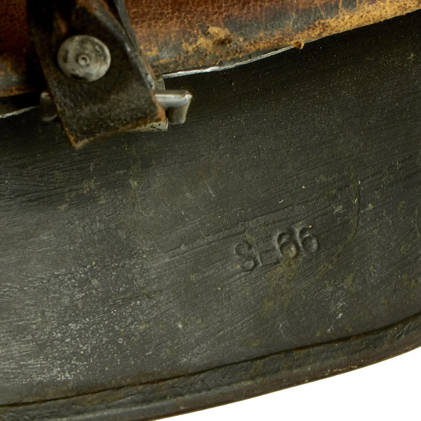 Original German WWII Named Army Heer M35 Double Decal Helmet with 1937 Dated Size 58cm Liner - SE66