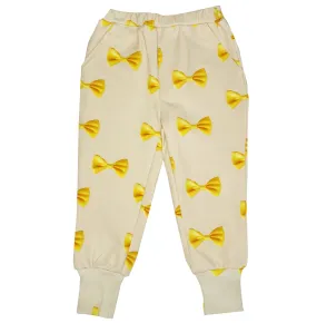 Romey Loves Lulu Long Cuff Sweatpants | Yellow Bows