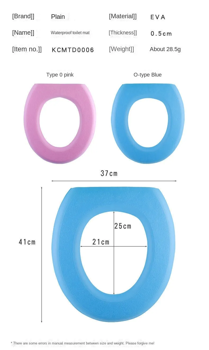 SDO98 Waterproof Silicone Toilet Seat Cushion