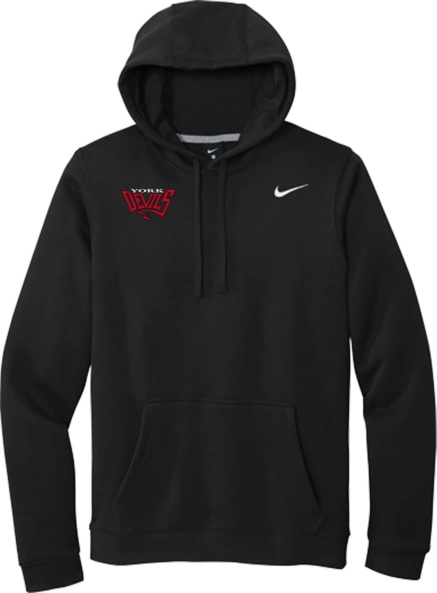 York Devils Nike Club Fleece Pullover Hoodie
