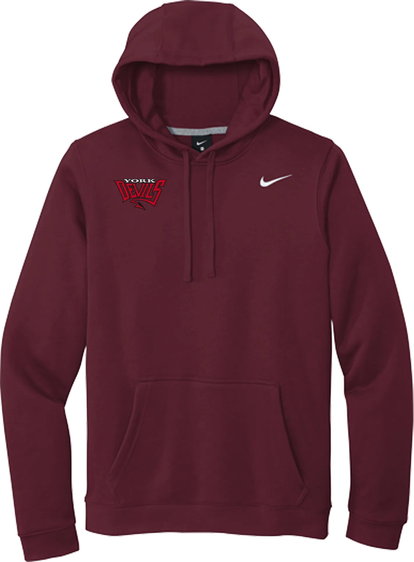 York Devils Nike Club Fleece Pullover Hoodie