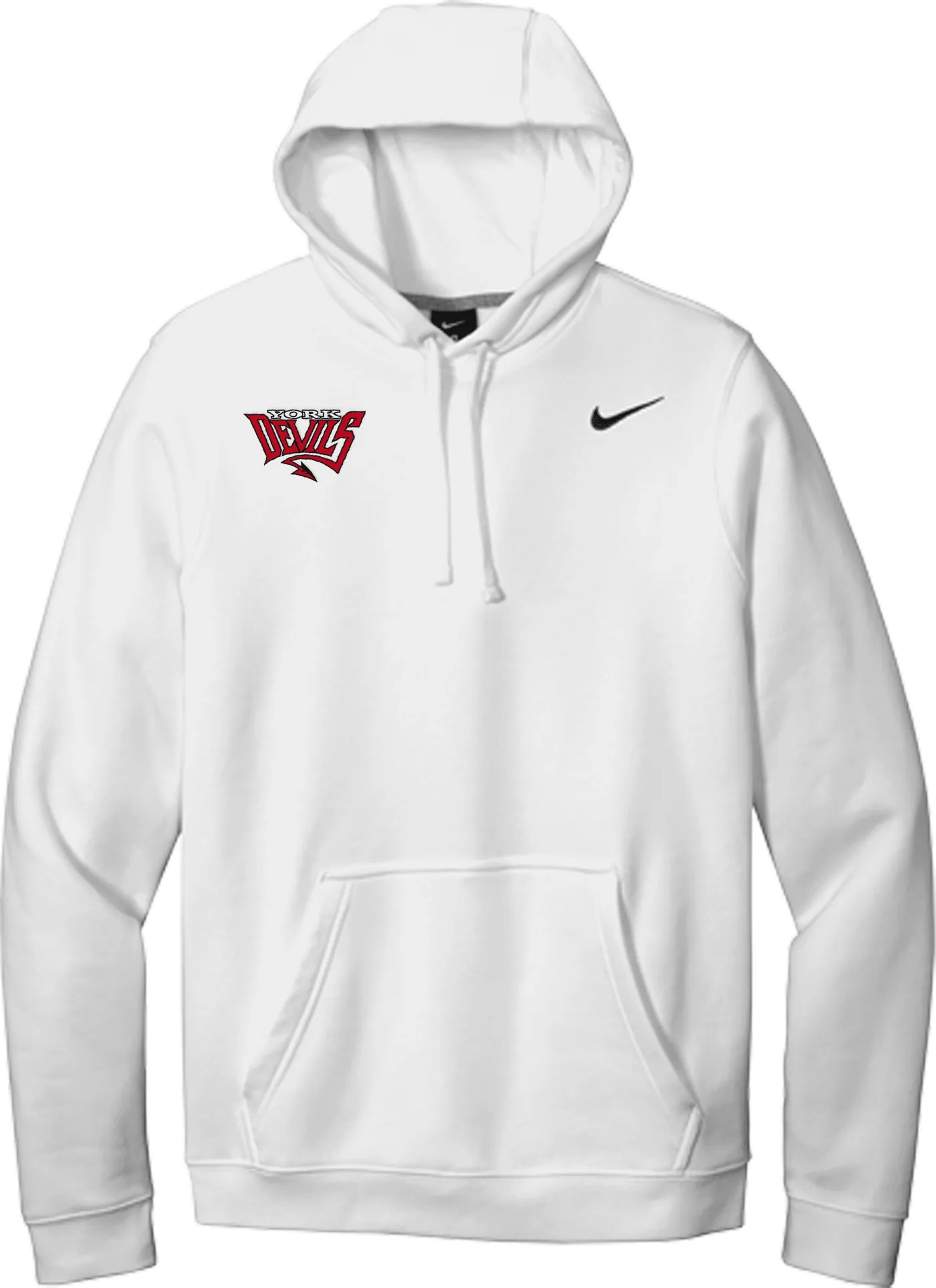 York Devils Nike Club Fleece Pullover Hoodie